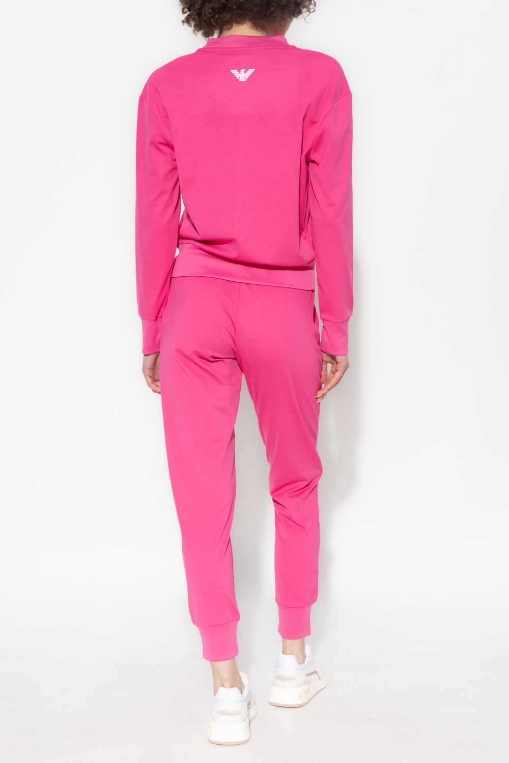 Pink 2024 armani tracksuit